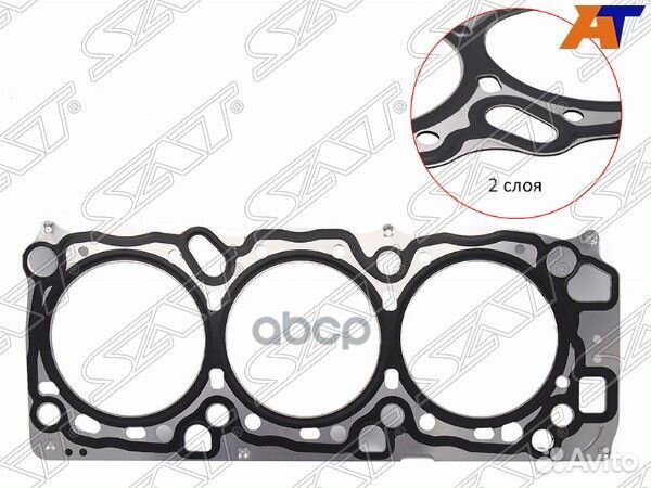 Прокладка гбц mitsubishi pajero/montero 6G74 3