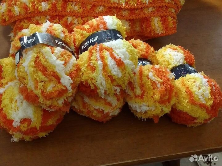 Пряжа plush print