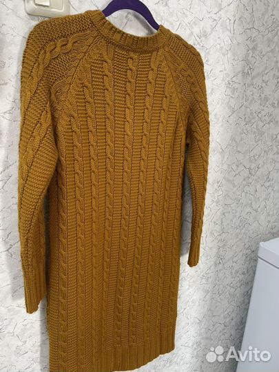 Кардиган женский длинный вязаный