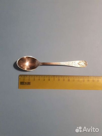 Чайные мельхиоровые ложки с серебрением