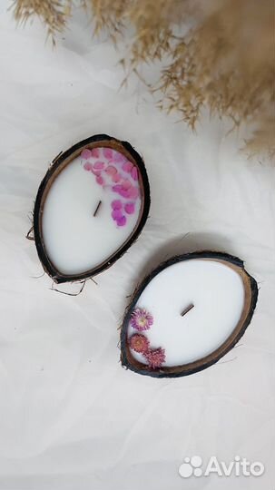 Свеча в кокосе