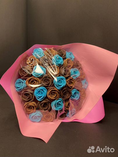 Букет - 37 Роз из Настоящего Шоколада