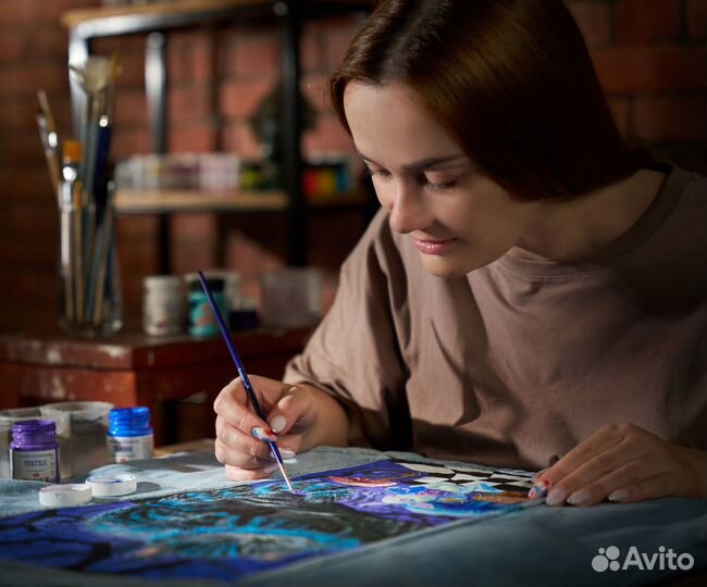 Роспись одежды акриловыми красками. Кастомизация