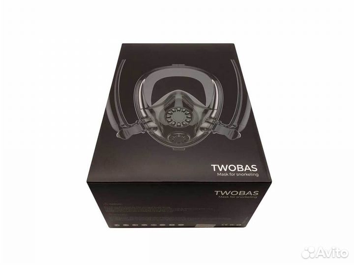 Маска полнолицевая для снорклинга twobas