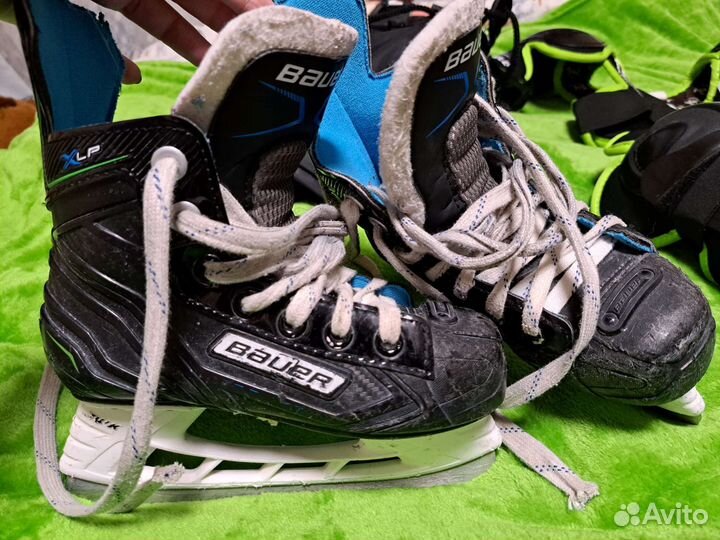 Хоккейные детские коньки bauer X-LP размер Y11