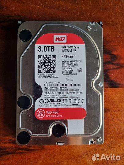 Жесткий диск WD Red 3Tb