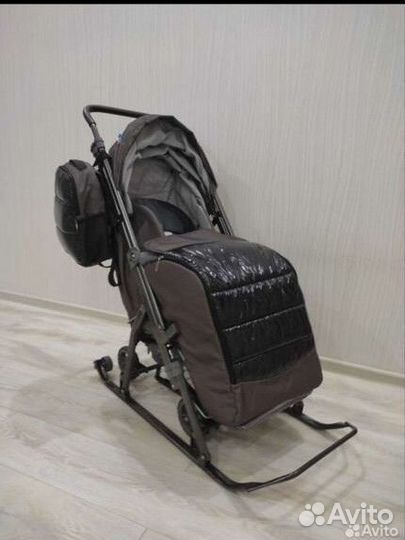 Детские санки коляска