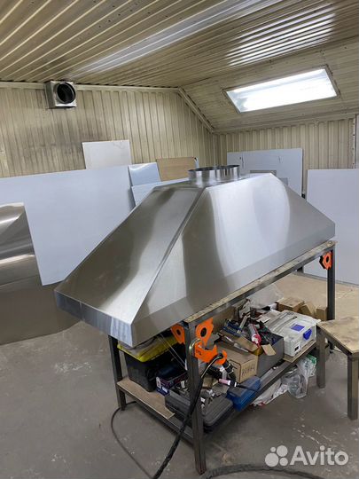 Зонт пристенный вытяжной тип 1