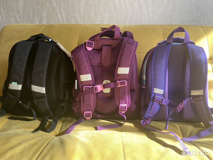 Рюкзак школьный для девочки grizzly новый