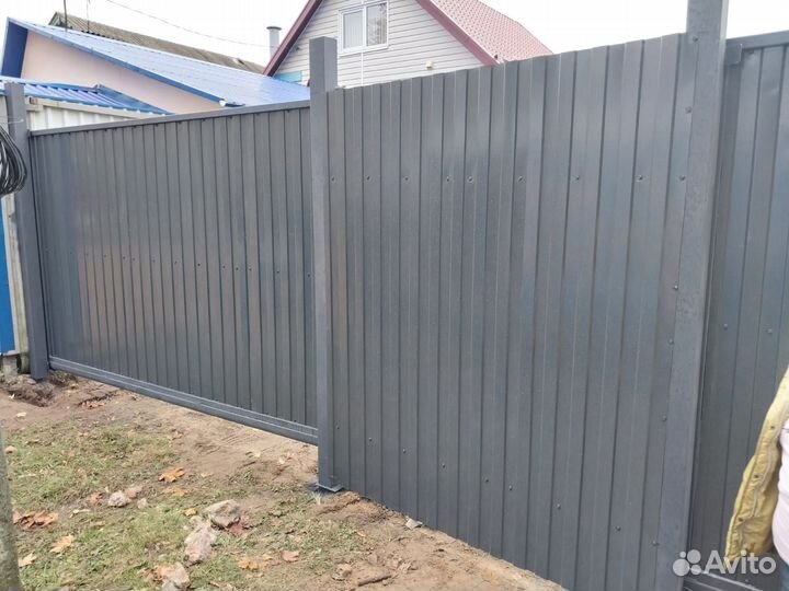 Откатные ворота под ключ с установкой