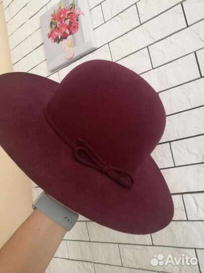 Шляпа фетровая женская
