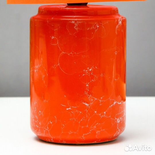 Настольная лампа 'Верона' E14 40Вт оранжевый 13х13