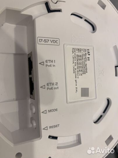 Wifi роутер mikrotik cap ac 1200mb/s