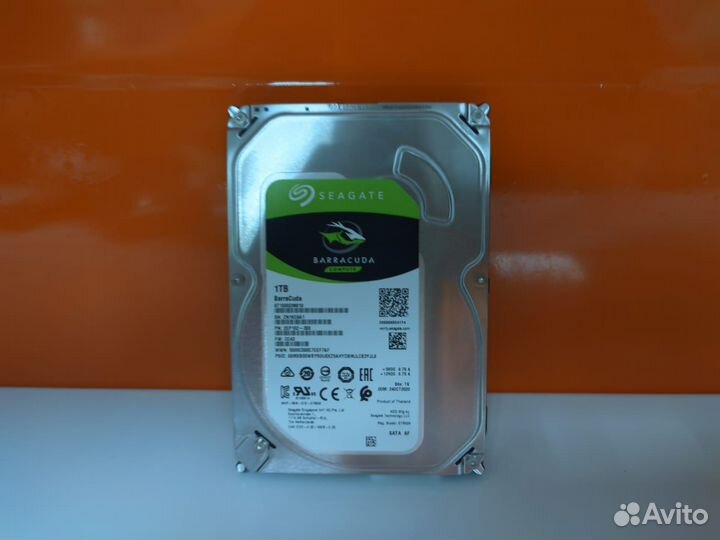 Жёсткий диск Segate 7200 BarraCuda 1TB