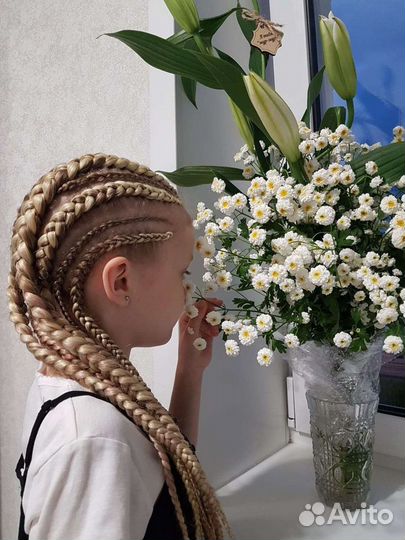 Косы с канекалоном, брейды, афрокосы