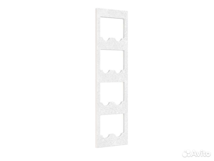 Фасад швбу 200/4 (Нувель бетон белый (мдф 16мм, мс