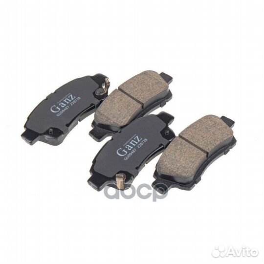 Колодки передние toyota yaris NCP10 -02, NLP10