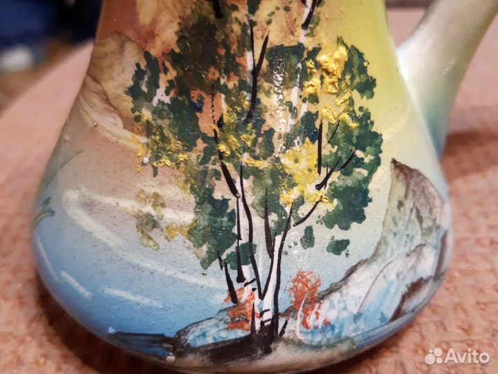 Турка, ковшик расписной керамика