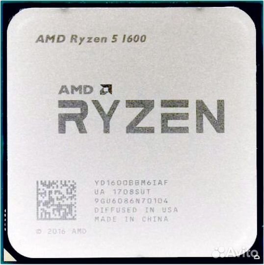 Процессор AM4 AMD Ryzen 5 1600 OEM