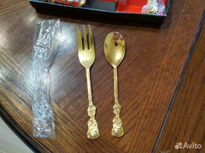 Новый Набор столовых приборов для десерта