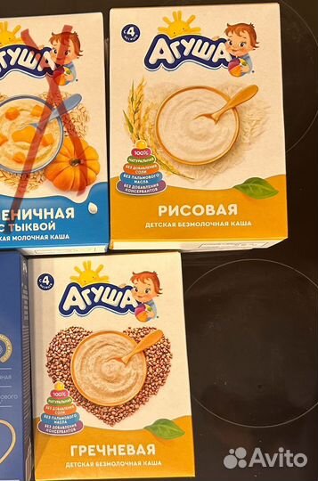 Каши фирмы Агуша