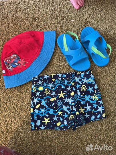 Купальный костюм сланцы панамы