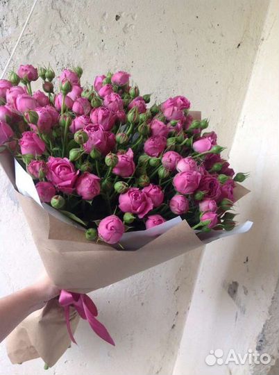 Цветы розы букет