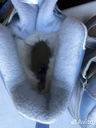 Зимние ботинки для девочки 30 размер новые