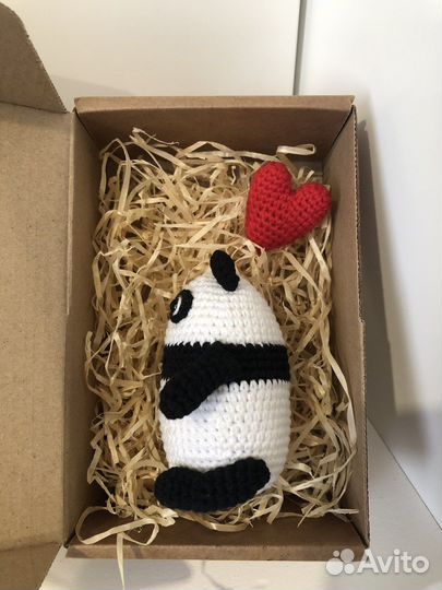 Игрушка ручной работы Панда