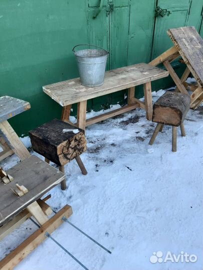 Скамейка деревянная