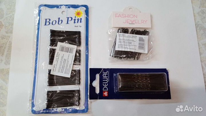 Основы для заколок, невидимки, шпильки, броши