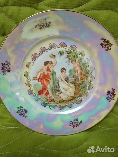 Тарелки перламутр (Наказание Нимфы) 