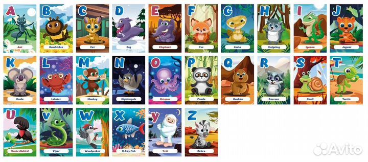 Английские карточки с дополненной реальностью