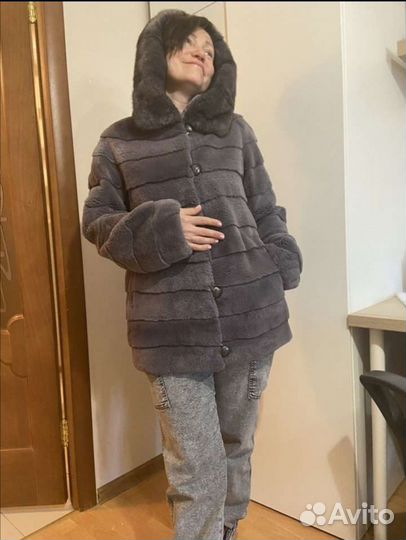 Шуба, мех бобрик