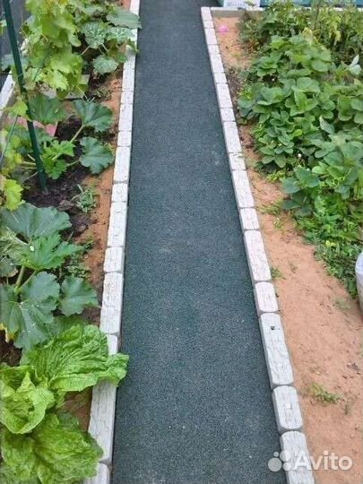 Садовая дорожка резиновая 2 метра