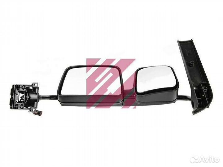 Зеркало в сборе черное двойное renault