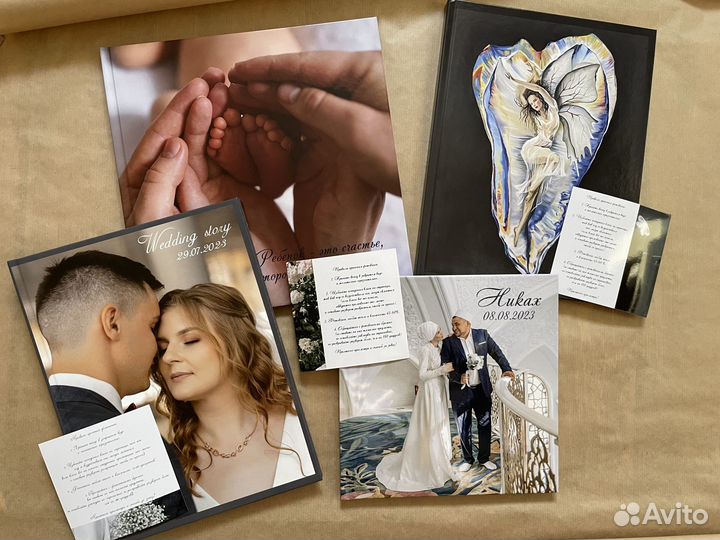 Фотокниги свадьба, юбилей, никах, выпускные и др