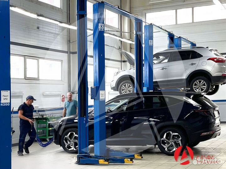 Подъемник 2-х стоечный Сивик пга-4200-Е