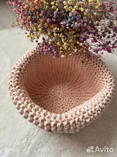 Корзина плетеная для хранения