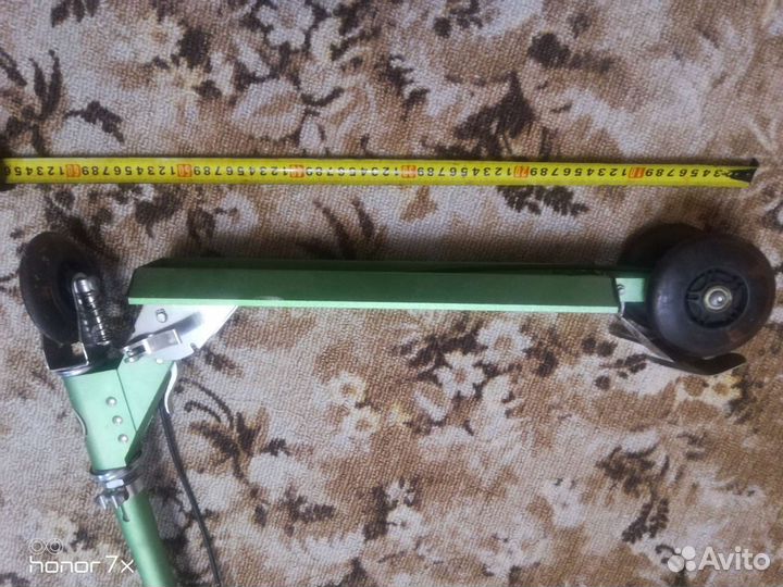 Детский складной трёхколёсный самокат