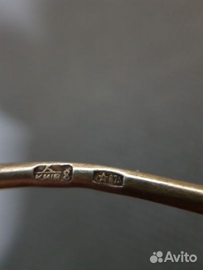 Чайные ложки 3 шт. серебро СССР 875 пр. золочение