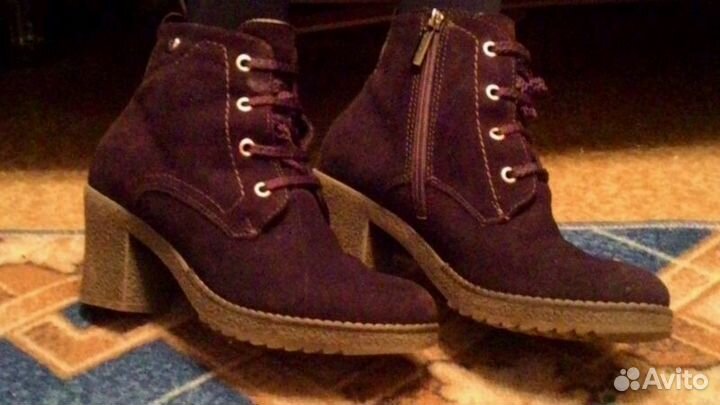 Зимние ботинки на овчине