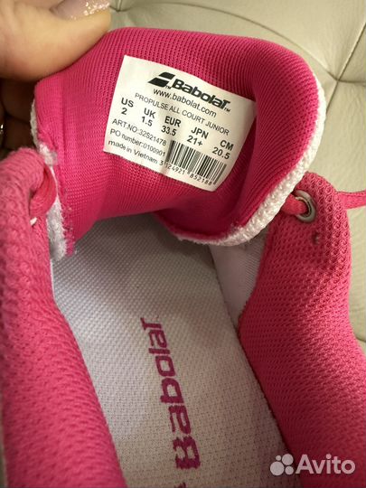 Кроссовки теннисные для девочки