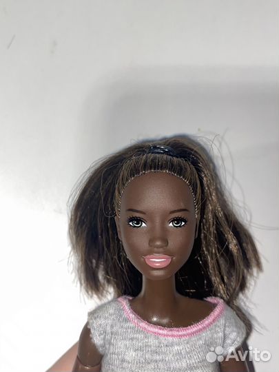 Кукла барби безграничные движения афро