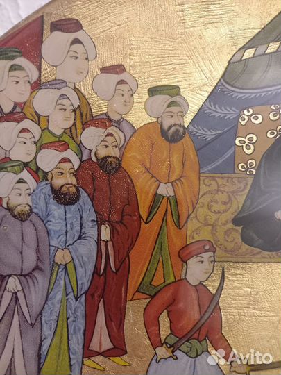 Золотая Стеклянная тарелка Deger Katan Hediyeler