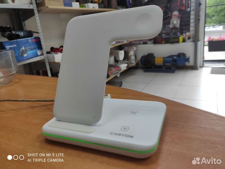 Беспроводное зарядное устройство 3в1 15вт