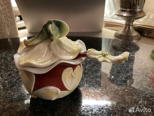 Набор чайник, сахарница, ложка для чая