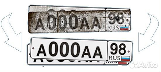 Дубликаты номеров (регистрационные знаки)