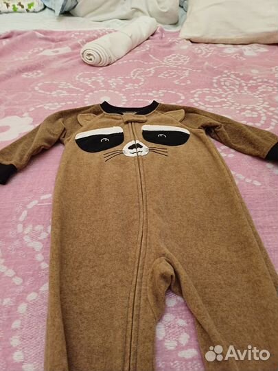 Флисовая поддева carters