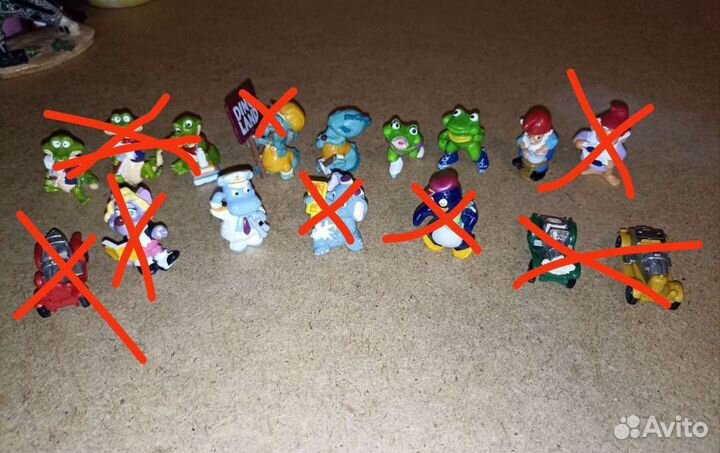 Фигурки из киндер сюрприза